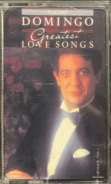 (Plak Değildir KASET tir) Placido Domingo Greatest Love Songs Kaset ürün görseli 1