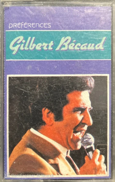 (Plak Değildir KASET tir) Gilbert Becaud Preferences Kaset ürün görseli 1