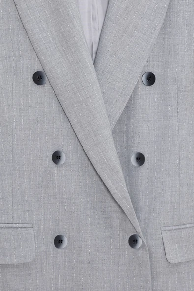 60783 DİLVİN KRUVAZE BLAZER CEKET - Resim 6