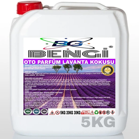 OTO PARFÜM LAVANTA 5 KG ürün görseli 1