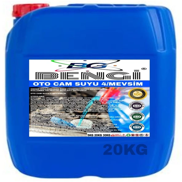 OTO CAM SUYU DÖRT MEVSİMLİK 20 KG ürün görseli 1
