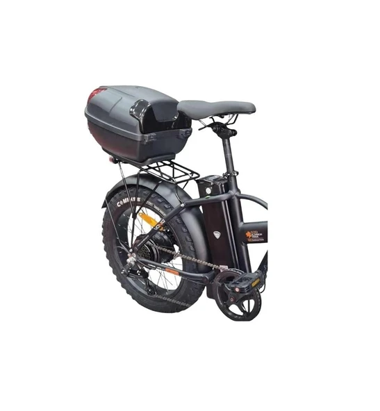 REXX TOP CASE XBYC T19 BİSİKLET BAGAJ ÜSTÜ PLASTİK ÇANTA SİYAH ürün görseli 1