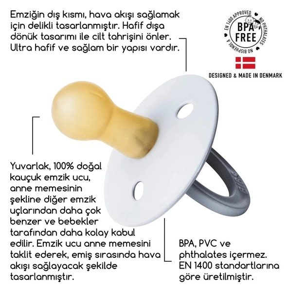 Kauçuk Emzik 0-6 Ay Cloud Glow - Resim 3