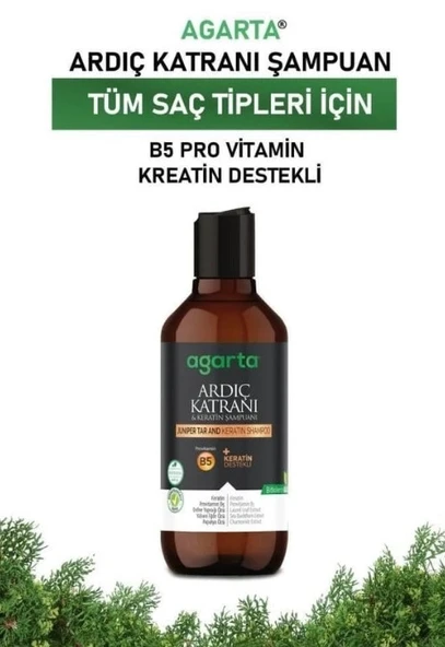 Ardıç Katranı & Keratin Şampuanı 400ml - Resim 3