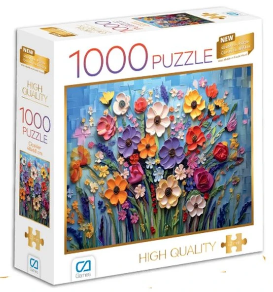 Çiçekler Puzzle 1000 ürün görseli 1