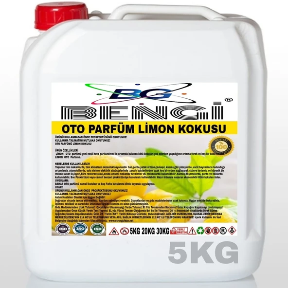 OTO PARFÜM LİMON 5 KG ürün görseli 1