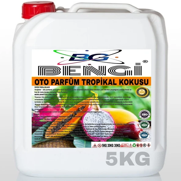 OTO PARFÜM TROPİKAL KOKUSU 5 KG ürün görseli 1