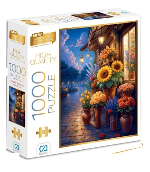 Çiçekçi Dükkanı Puzzle 1000 ürün görseli 1