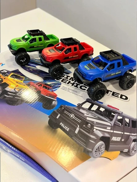SH40933 SÜRTMELİ ARABA PİCK UP PLASTİK ürün görseli 1