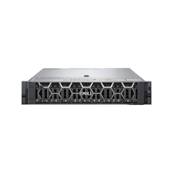 DELL POWEREDGE R760XS SPL2 SILVER 4510-128GB DDR5 RDIMM-480GB SSD-2x1100w Rack Sunucu ürün görseli 1