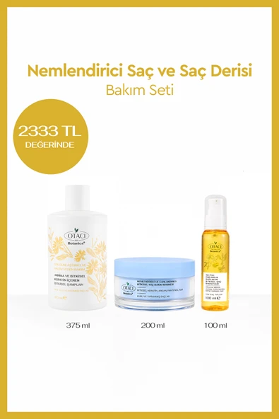 Otacı Nemlendirici Saç ve Saç Derisi Bakım Seti ürün görseli 1
