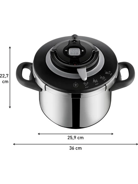 Tefal Clipso+ Chef 6 lt Düdüklü Tencere - Resim 5