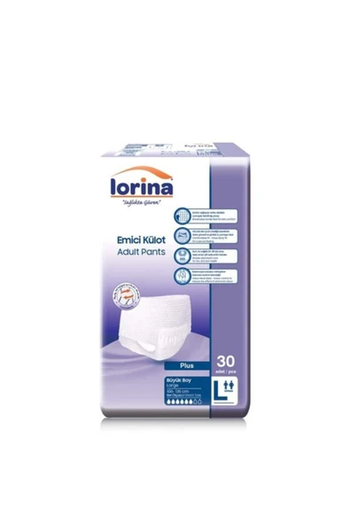 Lorina Yetişkin Emici Külot Large 30'lu 8 Paket 240 Adet ürün görseli 1
