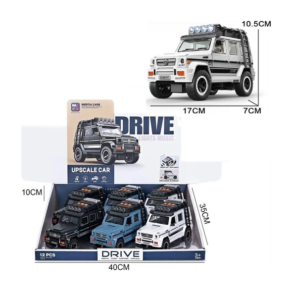MG-D700-04 Işıklı Müzikli Lüks Jeep -Vardem Oyuncak ürün görseli 1