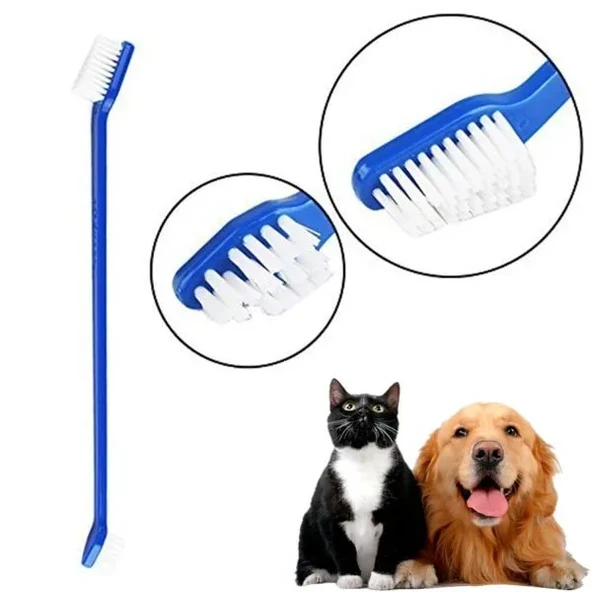 Plastik Köpek Diş Fırçası 4 Adet - Resim 5