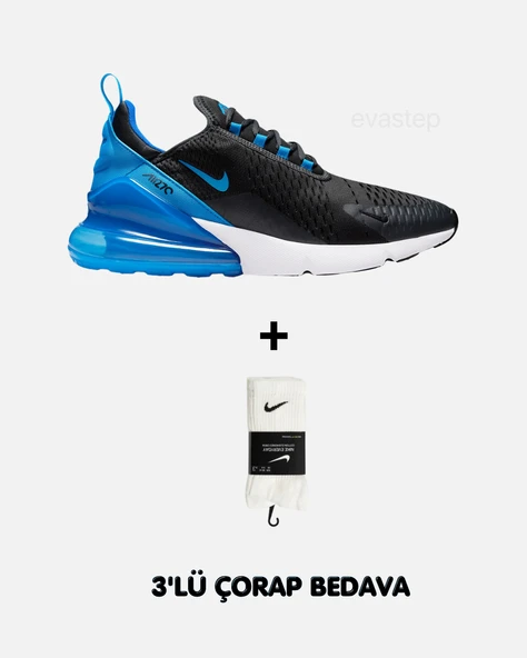 NİKE AİR MAX 270 BLACK BLUE ürün görseli 1