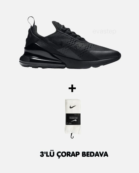 NİKE AİR MAX 270 TRİPLE BLACK ürün görseli 1