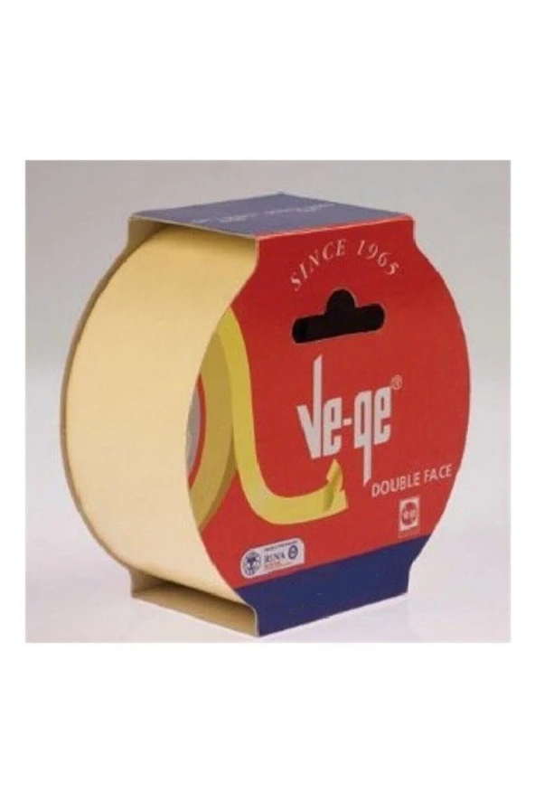 Ve-ge Çift Taraflı Bant Askılı 36mm X 25 Metre ürün görseli 1