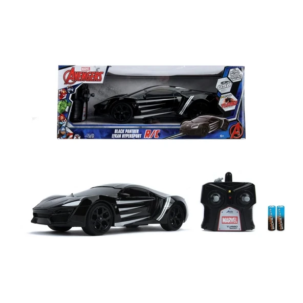1:16 Jada Toys Black Panther Lykan Hypersport Kumandalı Araba ürün görseli 1