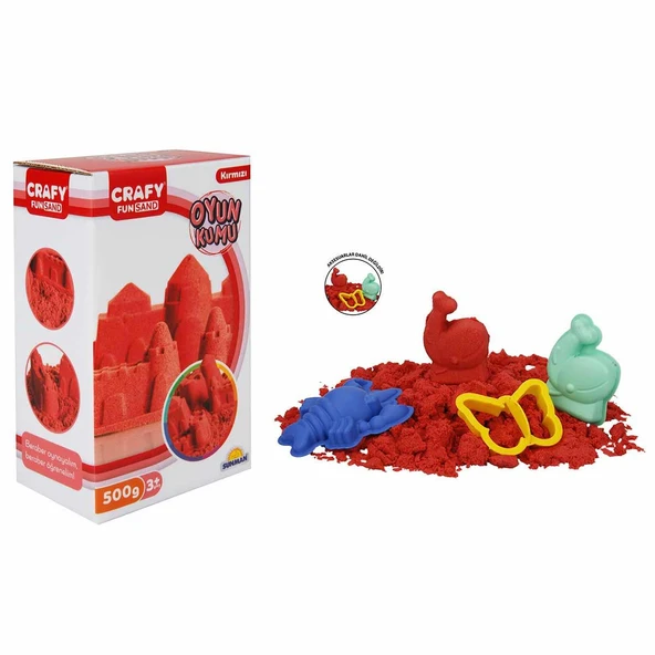 S00002234 OYUN KUMU 500GR.KRMZ-SUN ürün görseli 1
