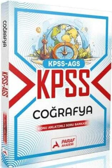 KPSS AGS Coğrafya Konu Anlatımlı Soru Bankası Paraf Yayınları ürün görseli 1