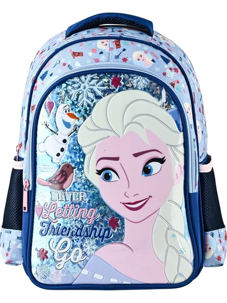 Frocx Frozen Ilkokul Çantası Due Friendship Frozen Elsa Desenli Okul Çantası ürün görseli 1