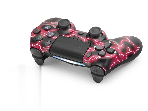 Gamepad Ps4 Uyumlu - Kırmızı Siyah ND400P ürün görseli 1