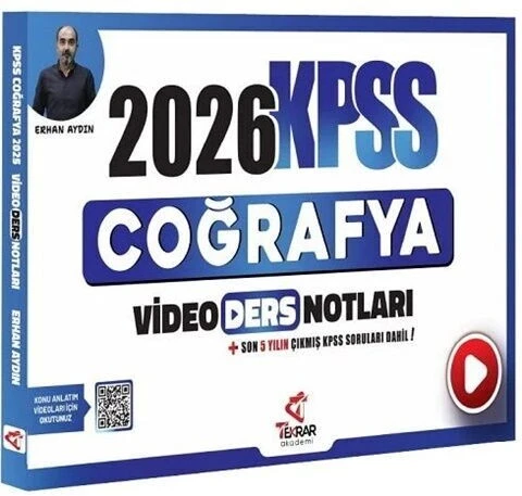 2026 KPSS Coğrafya Video Ders Notları Tekrar Akademi ürün görseli 1