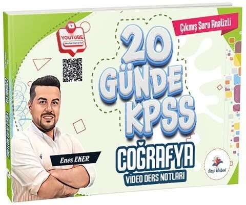 2026 KPSS 20 Günde Coğrafya Video Ders Notları Dizgi Kitap ürün görseli 1