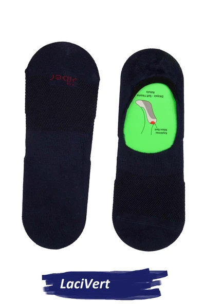 Jiber Erkek Bambu Likralı Babet Çorap 7000 - 12 Adet  Lacivert 40-44 ürün görseli 1