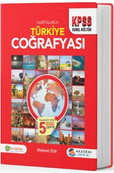 KPSS Haritalarla Türkiye Coğrafyası Akademi Denizi ürün görseli 1