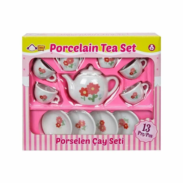 Porselen Çay Takımı 13 Parça - Resim 2
