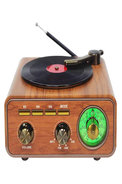 ULTRATEKNO M-1317BT Özel Tasarım Ahşap Görünümlü Retro Vintage Nostaljik Radyo & Bluetootlu Mini Fm Radyo ürün görseli 1