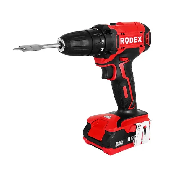 Rodex RDX3365 Akülü Vidalama Matkap 16.8V 2Ah Çift Akü 30Nm 10mm Otomatik Mandren Çantal ürün görseli 1