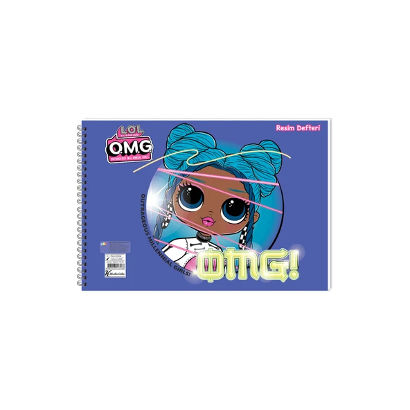 Keskin Color Lol Omg Resim Defteri 17X25Cm 15 Yaprak 300115-79 (Karışık Renk 1 Adet) ürün görseli 1