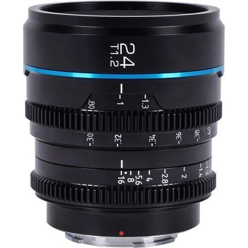 Sirui Nightwalker 24mm T1.2 S35 Cine Lens (X Mount, Siyah) ürün görseli 1