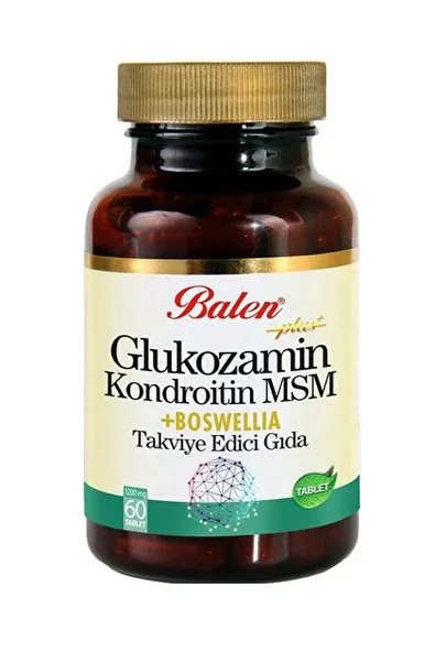 BALEN GLUKOZAMİN & KONDROİTİN & MSM&BOSWELİA TAB 1200 MG *60 ürün görseli 1