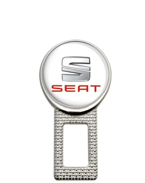 SEAT METAL KEMER GÖRSELİ 5 ADET ÇİFT YÖNLÜDÜR LOGOSU ürün görseli 1