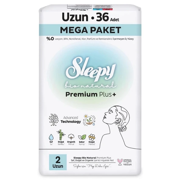 Bio Natural Premium Plus Mega Uzun Ped 36 Adet - Resim 2