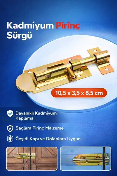 DESIPHON Kapı Sürgüsü Metal Krom Sürgü Kapı Pencere Emniyet Kilidi Güvenli Kilit Sistemi ürün görseli 1