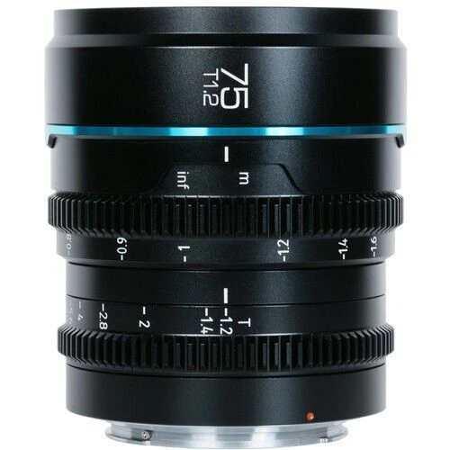 Sirui Nightwalker 75mm T1.2 S35 Cine Lens (E Mount, Siyah) ürün görseli 1