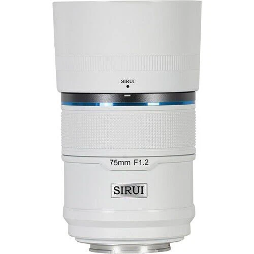 Sirui Sniper 75mm F1.2 APS-C/S35 Auto-Focus Lens (E Mount, Beyaz) ürün görseli 1