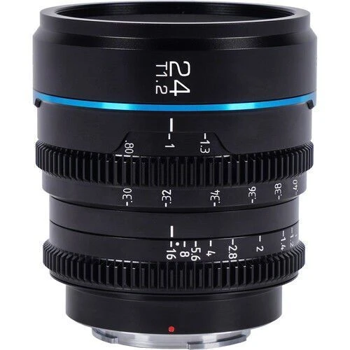 Sirui Nightwalker 24mm T1.2 S35 Cine Lens (E Mount, Siyah) ürün görseli 1