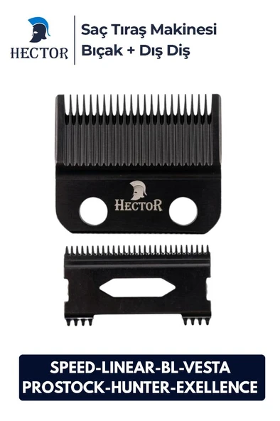 Hector Speed Linear BL7500 Vesta Prostock Hunter Exellence İçin Yedek Bıçak Seti ürün görseli 1