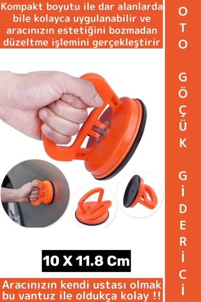 #GöçükGiderici Kompakt Araba Otomobil Kaporta Vakum Oto Araç Göçük Giderici Pratik Büyük Boy Vantuz ürün görseli 1