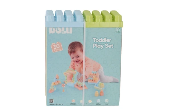 5218 OYUNCAK YOL VE BLOK SET 30 PCS ürün görseli 1
