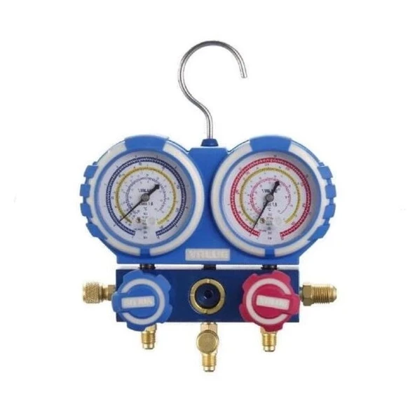 Value VMG2-R22-B03 Hortumsuz Manifold Seti ( R-22-R-134A-R-404A-R-407C ) ürün görseli 1