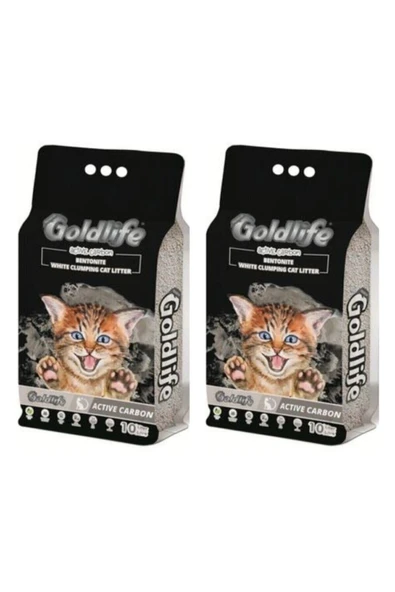 Premium Aktif Karbon Kedi Kumu 10 lt X 2 Adet ürün görseli 1