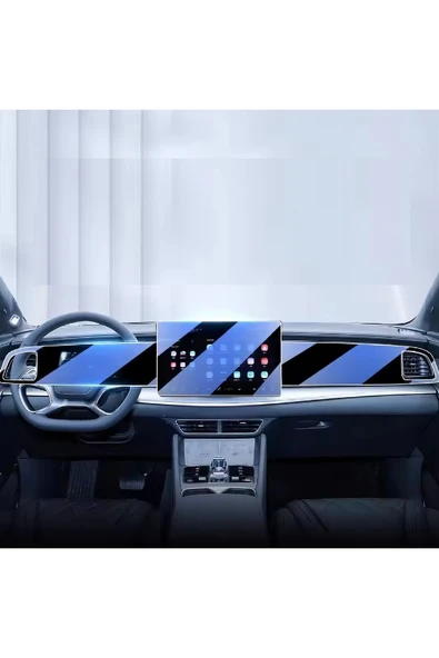 BYD SEALION 7 Uyumlu Multimedya Gösterge ve Sağ Panel 3 lü Set 9H Nano Ekran Koruyucu ürün görseli 1