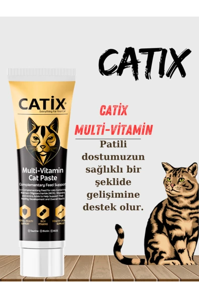 Kediler İçin Multi Vitamin Paste) 100 ML (11 vitamin) - Resim 3